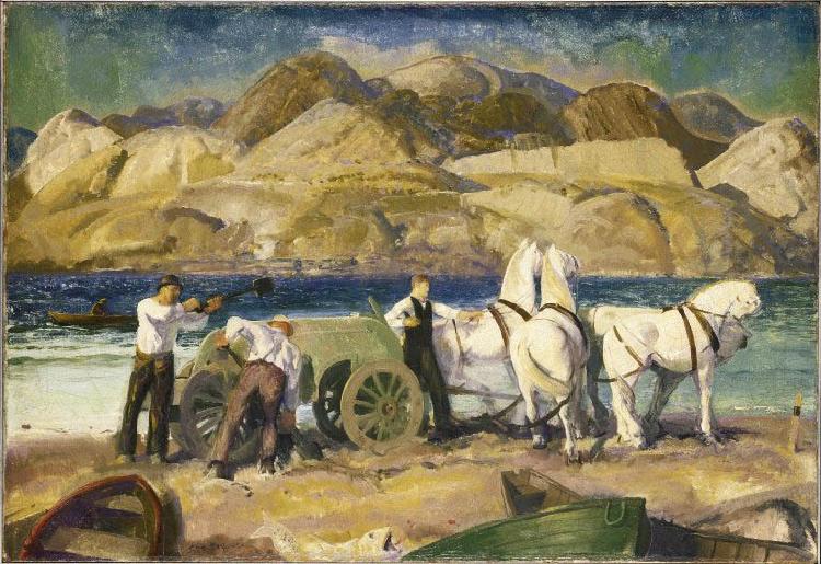 George Wesley Bellows The Sand Cart china oil painting image